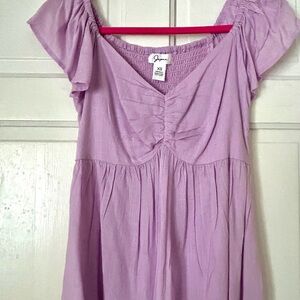 Japna Lilac Smocked Top